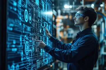 Futuristic digital displays in labs insights from innovative technological advances