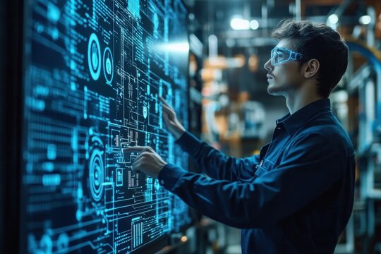 Futuristic digital displays in labs insights from innovative technological advances