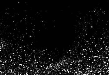 Black and white splashes of paint brush texture