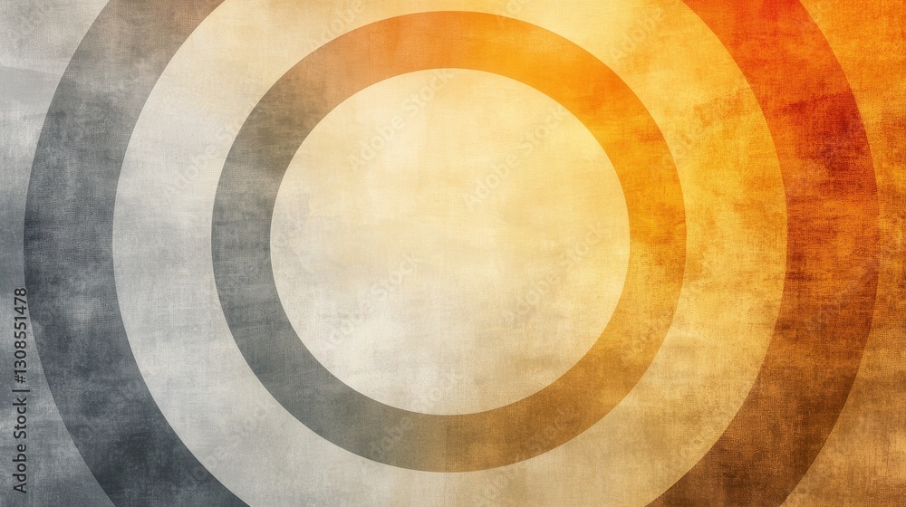 Leinwandbilder abstract circular gradient showcasing a blend of warm and cool tones on a textured background