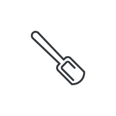 Tea Scoop line icon