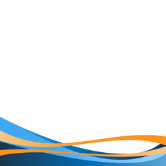 Abstract Waves Footer