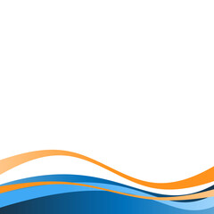 Abstract Waves Footer