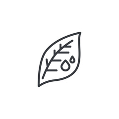 Tea Water line icon
