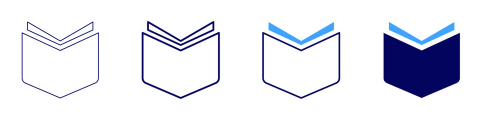 Moral allegory​ icon in 4 different styles. Thin Line, Line, Bold Line, Duotone. Duotone style. Editable stroke