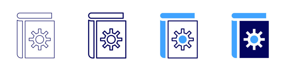 Simile comparison​ icon in 4 different styles. Thin Line, Line, Bold Line, Duotone. Duotone style. Editable stroke