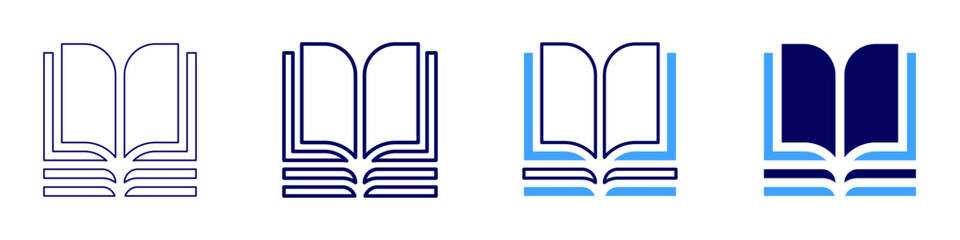 Visual imagery​ icon in 4 different styles. Thin Line, Line, Bold Line, Duotone. Duotone style. Editable stroke