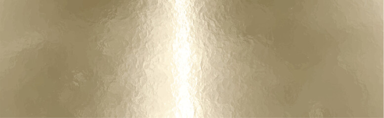 Golden gradient brushed metal surface  Abstract metal foil texture. Vector illustration	