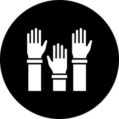 Raise Hand Icon