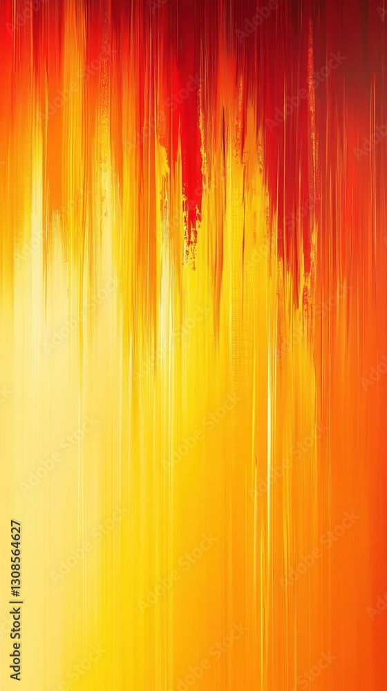 Leinwandbilder vibrant abstract gradient display in fiery red and yellow tones showcasing dynamic motion and energy