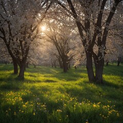 Fototapeta premium autumn in the park