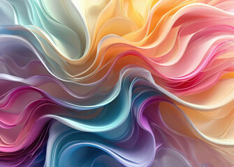 Obraz premium abstract background with lines of orange, purple, blue, colors.
