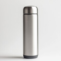 Sleek stainless steel travel flask ideal for outdoor adventures, daily commutes, and hot or cold beverages