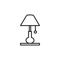 Night Lamp line icon