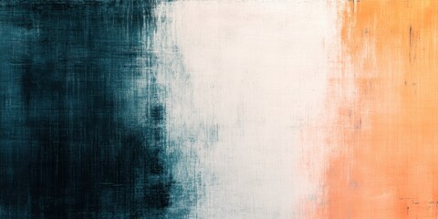 Fototapeta premium Abstract Texture with Gradients of Blue, White, and Orange Tones