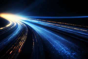 Twinkling Light Trails generate by AI