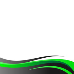 Abstract Wavy Footer