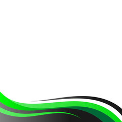 Abstract Wavy Footer