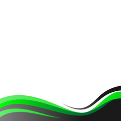 Abstract Wavy Footer