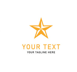 abstract star logo design