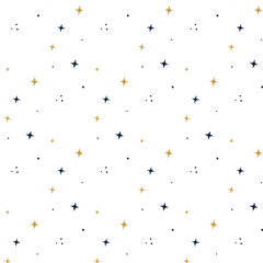 confetti on white background