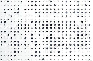 Abstract Black Dots Pattern on White Background