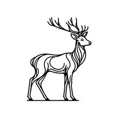 a illustration of deer
