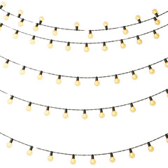 Warm colored string lights create a romantic and cozy atmosphere, perfect for weddings, parties and outdoor decorations. The soft glow of the lights will add beauty to any space, adding charm and eleg