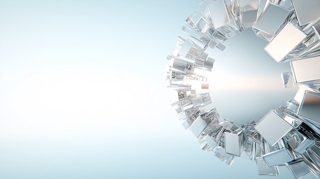 Avant-garde digital collage of fragmented mirrors reflecting different time periods, surreal and philosophical, deep and thought-provoking, masterful lighting and composition