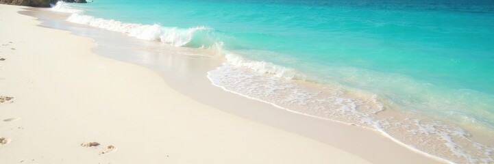 Gleaming white sand beach, sun-drenched texture, image, design, sand