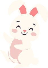 Cute Cartoon Rabbit