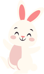 Cute Cartoon Rabbit