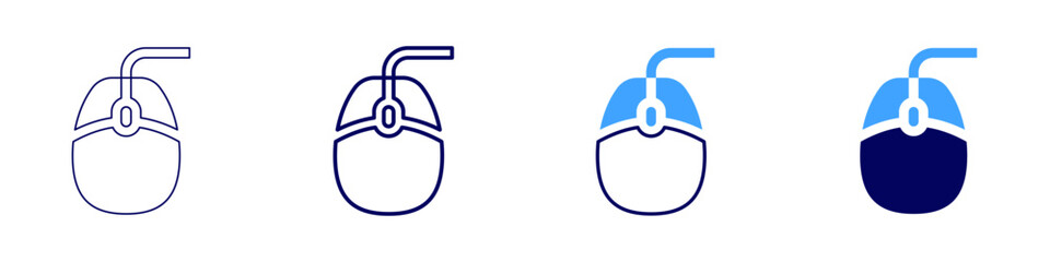 Gaming response icon in 4 different styles. Thin Line, Line, Bold Line, Duotone. Duotone style. Editable stroke