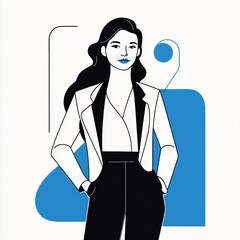 fashion illustration line art illustration graphics sketch clip art design graphic design animation