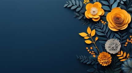 Creative floral display studio close-up of vibrant aesthetics