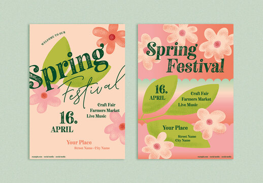 Spring Festival Event Poster