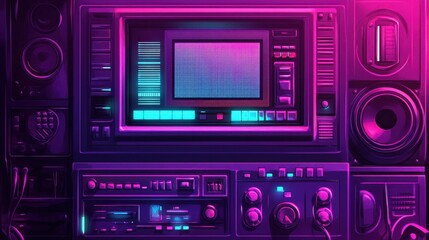 Fototapeta premium Retro old computer user interface,Pink Y2K computer window page and retro interface of PC screenTrendy,y2k pc element,8 bit pixel art,Transgressive conceptual modern art,kawaii retro 90s style.