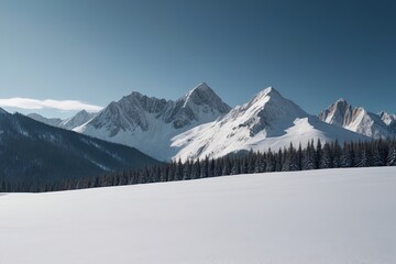 a clear blue sky