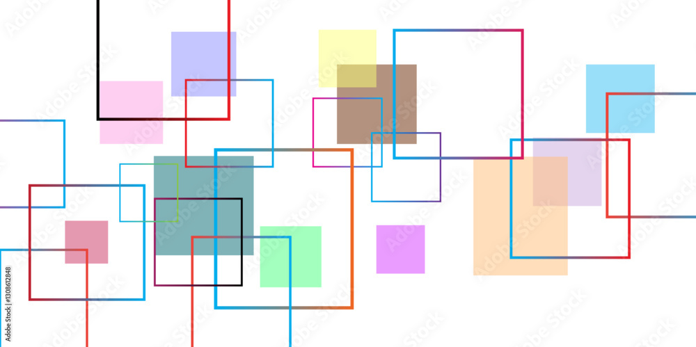 Aufkleber vector concept of network, white background. vector grunge retro square background. abstract technol