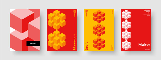Obraz premium Geometric Banner Template. Creative Background Design. Modern Report Layout. Book Cover. Flyer. Brochure. Business Presentation. Poster. Advertising. Magazine. Catalog. Leaflet. Portfolio. Journal