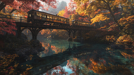 Hyper-Realistic Image of a Rustic Diesel Train on the Tracks (Version 4)