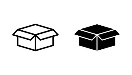 Box icon vector. box sign and symbol, parcel, package