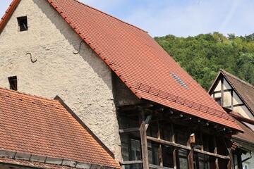 Blick in die Altstadt von Blaubeuren in Baden-W&uuml;rttemberg	