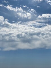 blue sky with clouds