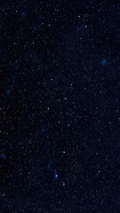 Milky way stars and constellations with a galaxy background.