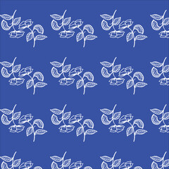 seamless pattern with flowers