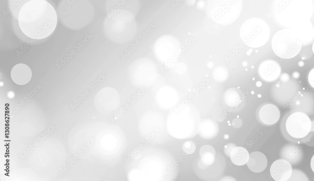 Poster abstract soft white bokeh background