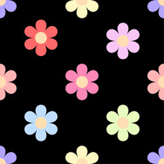 Elegant Floral Vector Seamless Pattern Digital Paper – High-Quality Botanical Background Design for Scrapbooking, Invitations, Fabric Printing, and Graphic Projects