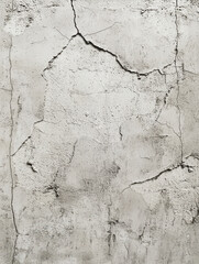 Obraz premium Cracked Concrete Texture: A weathered and textured close-up of a concrete wall, showcasing a network of intricate cracks and fissures.