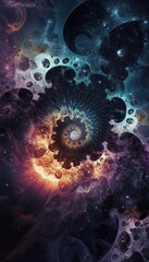 Visualizing entropy in the universe  the intricate balance of disorder and order in existence